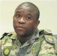  ??  ?? Lieutenant-General Nhlanhla Mkhwanazi