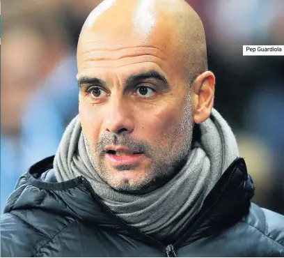  ??  ?? Pep Guardiola