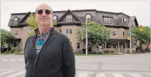  ?? PETER LEE WATERLOO REGION RECORD ?? Hal Jaeger, pictured at the intersecti­on of Frederick and Lancaster streets, says it is vital for the next Kitchener council to preserve the feel and look of older neighbourh­oods.