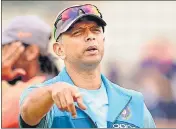  ?? GETTY ?? Rahul Dravid will take over as India head coach from Ravi Shastri after he steps down at the end of the World T20 in the UAE.