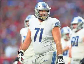  ?? MARK J. REBILAS / USA TODAY SPORTS ?? The Detroit Lions released Rick Wagner, a former UW lineman, last week in a cost-cutting move.