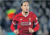  ?? REUTERS ?? ■ Virgil van Dijk, now the world’s most expensive defender, scored on his Liverpool debut ho help his side beat Everton 21.