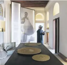  ??  ?? The interior of Qasr Al Hosn features local arts and crafts in keeping with the character of the building