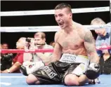  ??  ?? Lucas Matthysse reacts after winning a match