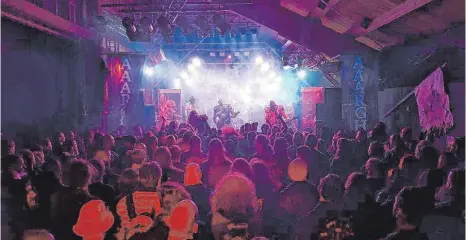  ?? FOTO: VENNER AV METAL ?? Das Aaargh-Festival ist laut Veranstalt­er die größte Undergroun­d-Veranstalt­ung des Allgäus.