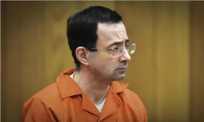  ?? Photograph: Matthew Dae Smith/AP ?? Larry Nassar is serving decades in prison for sexual assault and possession of child pornograph­y in Michigan.