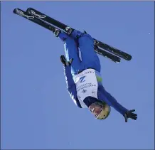  ?? RICK BOWMER — THE ASSOCIATED PRESS ?? Winter Vinecki is trying to become only the third female from America to take home Olympic gold in the individual freestyle aerials event.