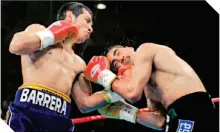  ?? / FOTO: CORTESÍA TM ?? Marco Antonio Barrera se distinguió por dejar el corazón en el ring.