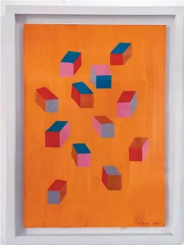  ??  ?? De la serie “Meteoro”, 2018, 24 x 18 cm.De la serie “Líneas de fuerza”, 2018, 30 x 24 cm.