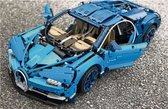  ??  ?? If you ever feel the need for speed, you could always build your own Bugatti Chiron out of Lego. — MICHAEL CHEANG