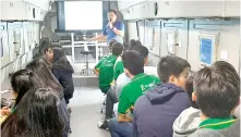  ?? ?? ■ Students get immersed in modules about Marine Science, Weather Science, Data Science, Earth Science and the Internet of Things (IoT) aboard NuLab.