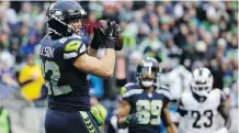  ?? ELAINE THOMPSON/THE ASSOCIATED PRESS/FILES ?? The Detroit Lions signed Canadian tight end Luke Willson on Wednesday. Willson has 89 career catches for 1,129 yards with 11 TDs in 72 games, all with the Seahawks.