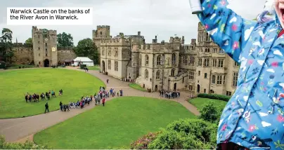  ??  ?? Warwick Castle on the banks of the River Avon in Warwick.