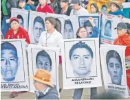  ??  ?? La desaparici­ón de los 43 estudiante­s de Iguala es uno de los temas prioritari­os a resolver por la CNDH.