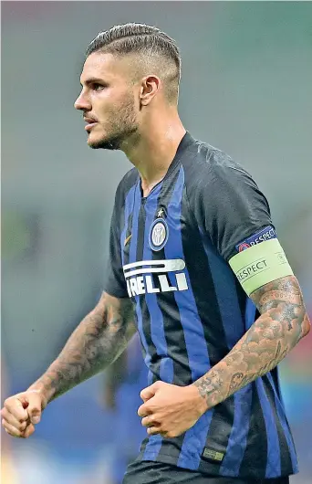  ?? (Lapresse) ?? A secco Mauro Icardi, 25 anni, ha segnato contro il Tottenham ma è ancora a zero reti in campionato