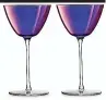  ?? ?? LSA Internatio­nal Aurora martini cocktail glasses in Violet Lustre, set of four, £50, John Lewis