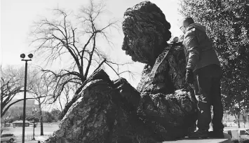  ??  ?? The Albert Einstein Memorial on Mar 5, in Washington, D.C.