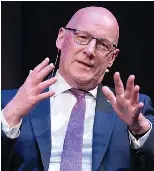  ?? ?? Referendum plan: John Swinney