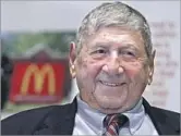  ?? Gene J. Puskar Associated Press ?? ‘HE KNEW THE CUSTOMER’ Jim Delligatti invented McDonald’s iconic sandwich in 1967. The chain initially resisted the idea.