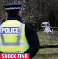  ?? ?? Probe: A police cordon was set up around the murder scene in a belated effort to preserve evidence
