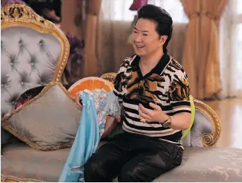  ?? WARNER BROS. ?? Comedian and actor Ken Jeong is confident Crazy Rich Asians’ success will help other Asian filmmakers and actors get their work seen.