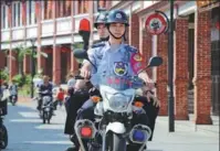  ??  ?? Police officers at Zhangzhou 110 emergency call service in Fujian province receive requests for help; policemen with the 110 unit patrol a street; weekly training keeps them on their toes.