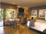  ??  ?? Ventana Big Sur, set to reopen Oct. 1, will showcase the outdoors in its enhanced 59 guest rooms and villas.