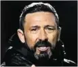  ??  ?? Derek McInnes: No pressure