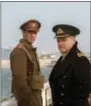  ?? MELISSA SUE GORDON — WARNER BROS. PICTURES VIA AP ?? This image released by Warner Bros. Pictures shows James D’Arcy, left, and Kenneth Branagh in a scene from “Dunkirk.”