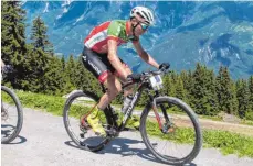  ?? FOTO: PRIVAT ?? Daniel Geismayr holte den Sieg bei der Alpen-Tour-Trophy für das Team Centurion Vaude.