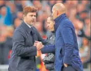  ?? REUTERS ?? Mauricio Pochettino (left) with Zinedine Zidane.