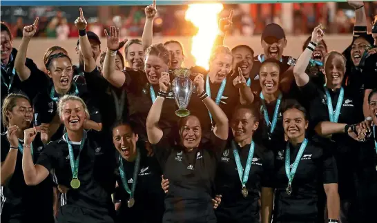  ?? PHOTO: GETTY IMAGES ?? The Black Ferns beat England in August to win the Rugby World Cup.