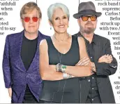  ??  ?? ‘Bob’s unknowable’: Elton John, Joan Baez, Dave Stewart and, right, Marianne Faithfull. Above: Dylan in New York in February 1963, and on tour in Australia in 2011, top right