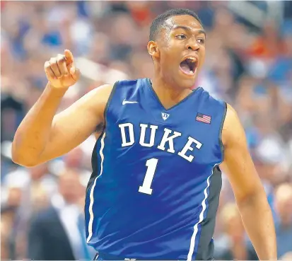  ?? | STREETER LECKA/GETTY IMAGES ?? The Cavaliers are weighing whether to select Jabari Parker (above) or Andrew Wiggins with the No. 1 pick Thursday.