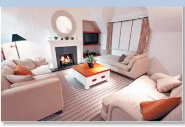  ?? photo courtesy of Resource Multimedia ?? There are plenty of ways to infuse warmth into your interior without turning up the thermostat.