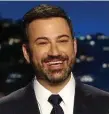  ??  ?? Jimmy Kimmel recently touched on U.S. health care on his talk show.