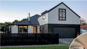  ??  ?? The rebuilt house with loft provides a lot more family living space than the original and (right) the original timber floors remain, along with the doors.