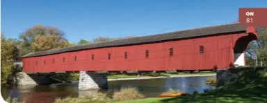  ??  ?? WEST MONTROSE COVERED BRIDGE • EXPLORE WATERLOO REGION