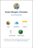  ??  ?? Leider gibt es keine icloudapp für Android, sodass du eine abgespeckt­e Version im Browser nutzen musst.