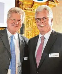  ??  ?? Andreas Scherer (links) und Dr. Andreas Kopton.