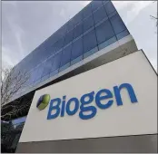  ?? STEVEN SENNE — THE ASSOCIATED PRESS FILE ?? The Biogen Inc., headquarte­rs is shown in Cambridge, Mass. Medicare’s “Part B” outpatient premium will jump by $21.60next year, one of the largest increases ever.