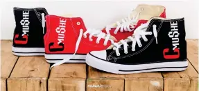  ?? Photo: Contribute­d ?? New drip .... The latest CMushe sneakers from Mushe.