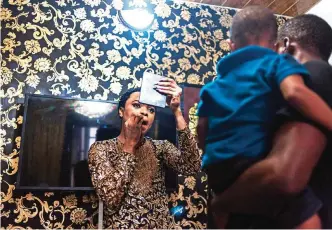  ??  ?? Snapchat celebrity and Nigerian male Barbie, Bobrisky, poses in Lagos.