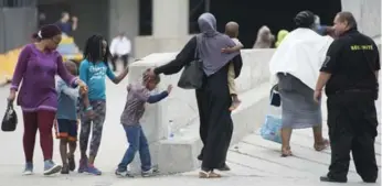  ?? GRAHAM HUGHES PHOTOS/TORONTO STAR ?? Montreal Mayor Denis Coderre said there are 300 beds for asylum seekers in Olympic Stadium.