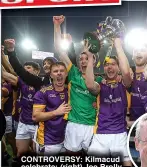  ?? ?? CONTROVERS­Y: Kilmacud celebrate; Joe Brolly