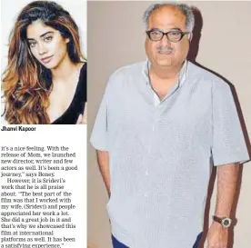  ?? PHOTO: YOGEN SHAH ?? Jhanvi Kapoor Boney Kapoor