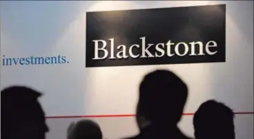  ?? BLOOMBERG ?? In 2018, Blackstone is also set to buy an 80% majority stake in Nitesh Hub, a shopping mall in Koregaon Park, Pune