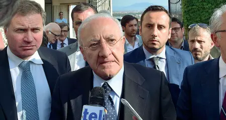  ??  ?? Determinat­o Il presidente De Luca si è sempre battuto per la legalità