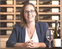  ?? Contribute­d photo ?? The new chair of the Okanagan Wine Festivals Society is Lindsay Kelm, the marketing and communicat­ions manager at West Kelowna’s Quails’ Gate Winery.