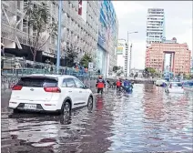  ?? CORTESÍA ?? Inundación. El 7 de julio se registró una intensa lluvia en la capital.